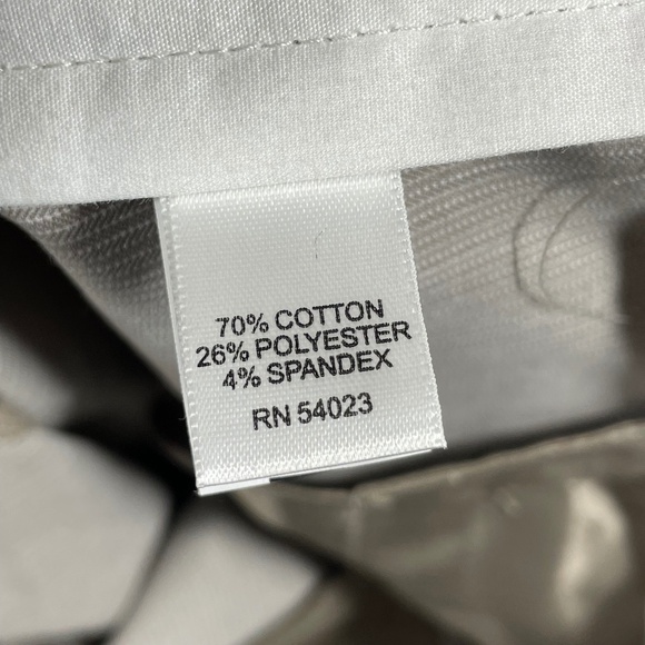 NEW Banana Republic Pants Womens 8 brown pin stripe sloan flare preppy classic - Picture 8 of 12